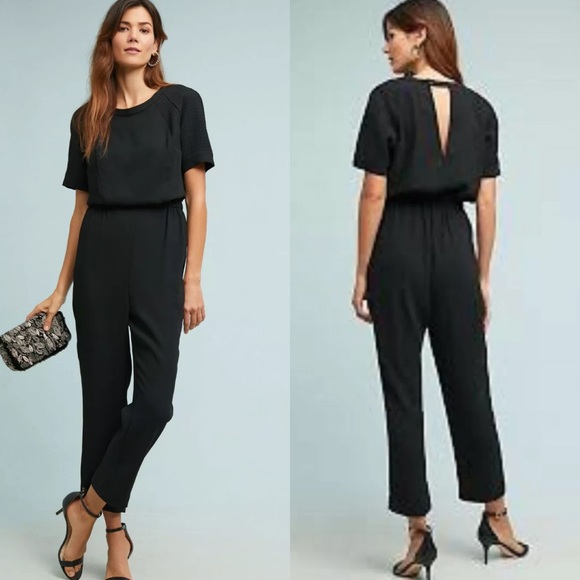 Anthropologie Pants - NWOT Anthropologie Cartonnier Black Jumpsuit Sz M